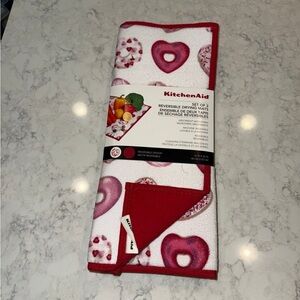 KitchenAid Heart Shaped Donuts Reversible Drying Mats
